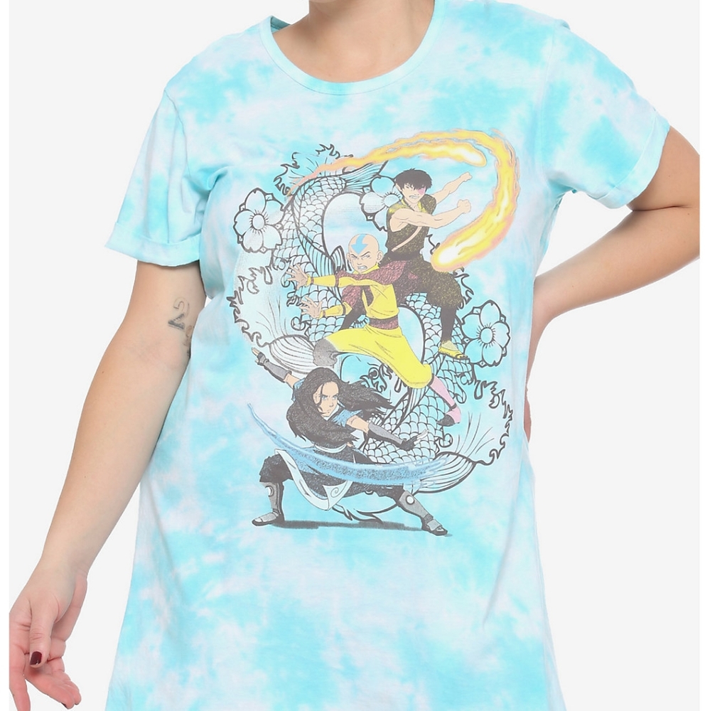 *ISO* Hot Topic ATLA Plus Size Tie-Dye Shirt